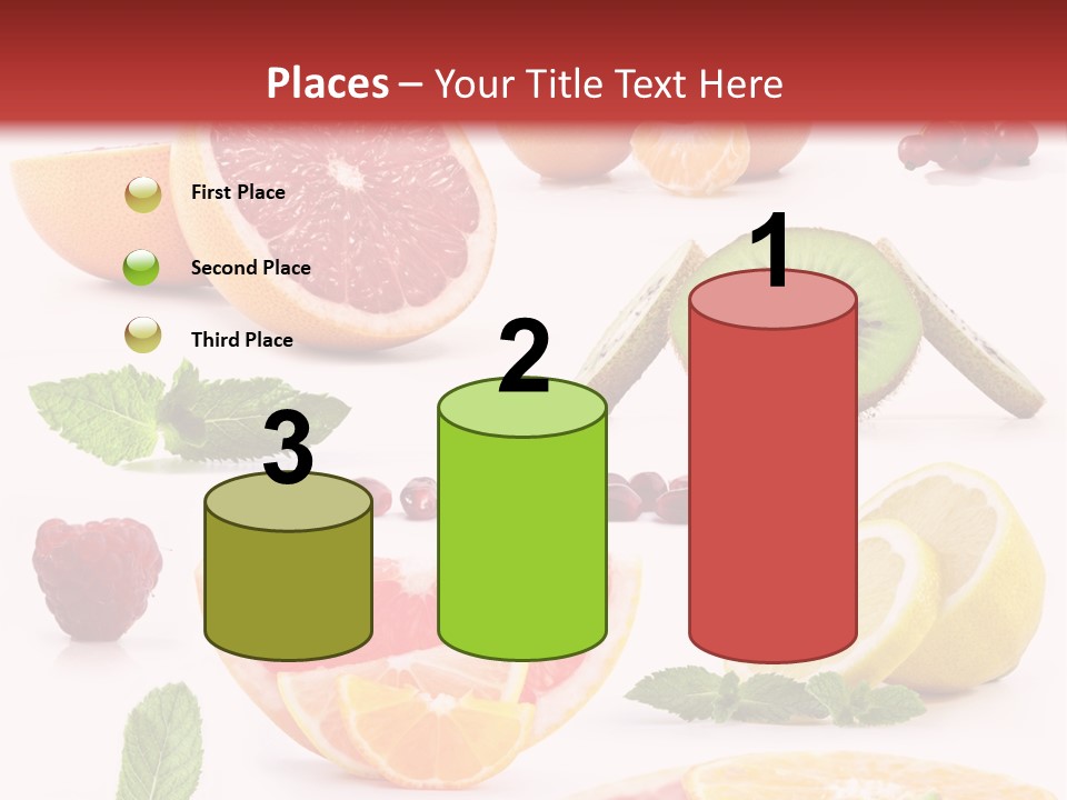 Garnet Aroma Fruit PowerPoint Template