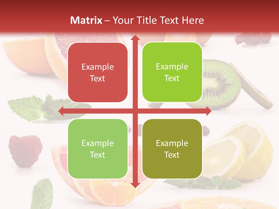 Garnet Aroma Fruit PowerPoint Template