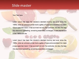 Garnet Aroma Fruit PowerPoint Template