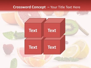 Garnet Aroma Fruit PowerPoint Template