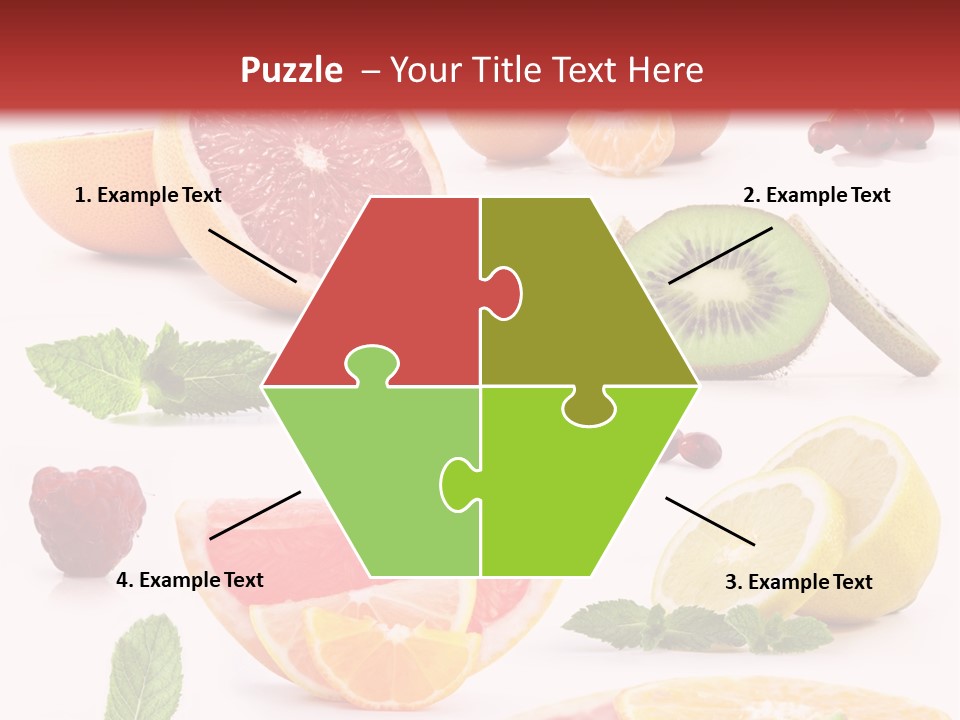 Garnet Aroma Fruit PowerPoint Template