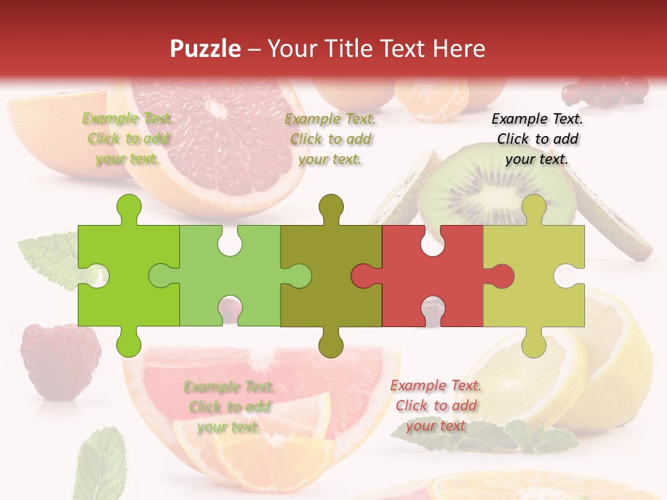 Garnet Aroma Fruit PowerPoint Template