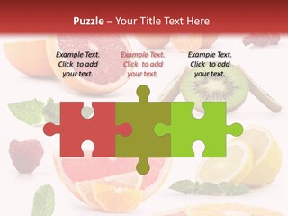 Garnet Aroma Fruit PowerPoint Template