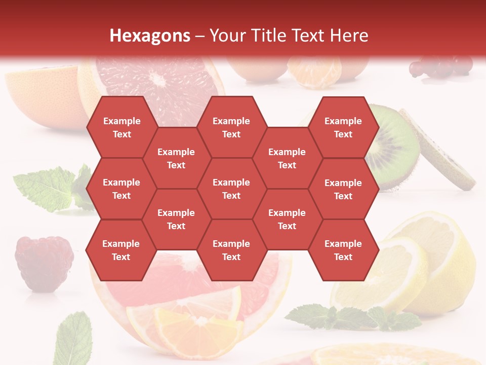 Garnet Aroma Fruit PowerPoint Template