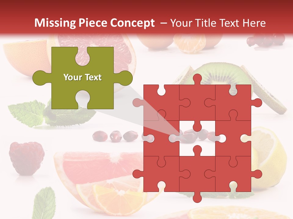 Garnet Aroma Fruit PowerPoint Template