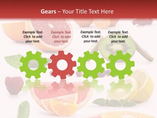 Garnet Aroma Fruit PowerPoint Template