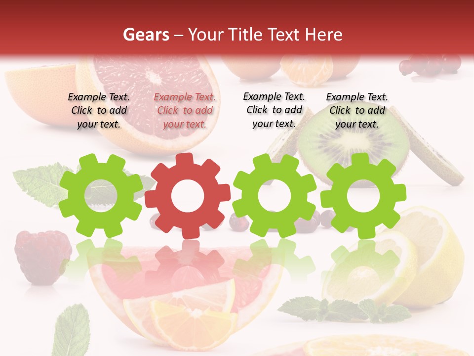 Garnet Aroma Fruit PowerPoint Template