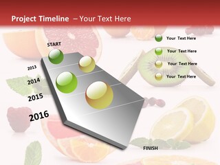 Garnet Aroma Fruit PowerPoint Template