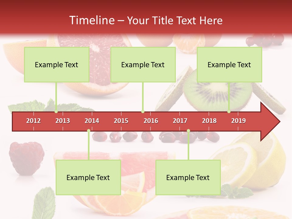 Garnet Aroma Fruit PowerPoint Template