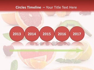 Garnet Aroma Fruit PowerPoint Template