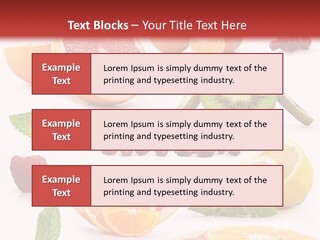 Garnet Aroma Fruit PowerPoint Template
