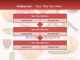 Garnet Aroma Fruit PowerPoint Template