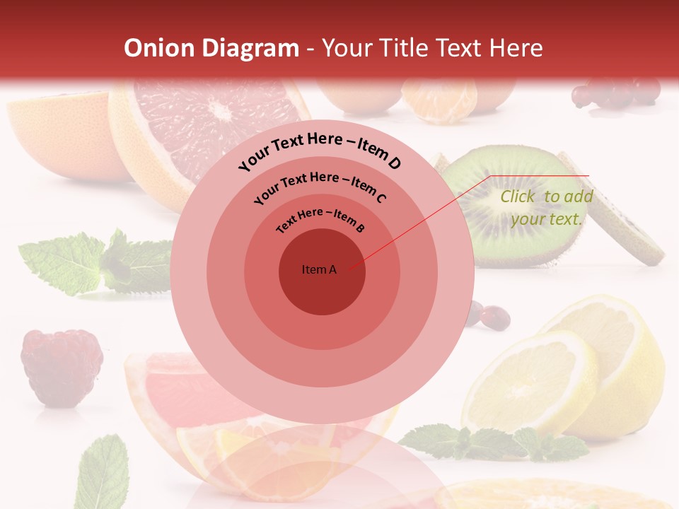 Garnet Aroma Fruit PowerPoint Template