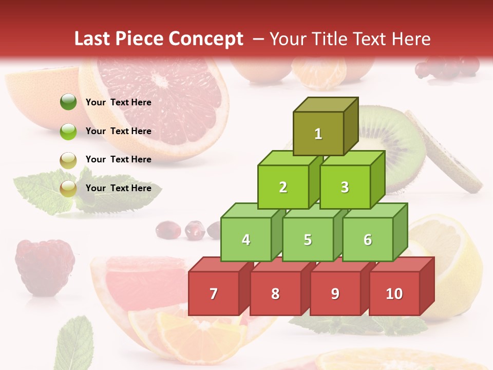 Garnet Aroma Fruit PowerPoint Template