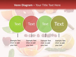 Garnet Aroma Fruit PowerPoint Template
