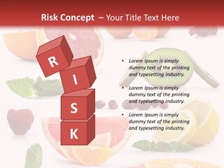 Garnet Aroma Fruit PowerPoint Template