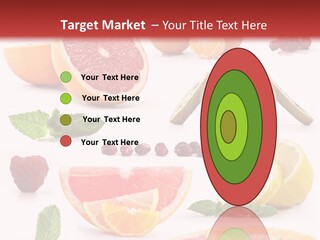 Garnet Aroma Fruit PowerPoint Template