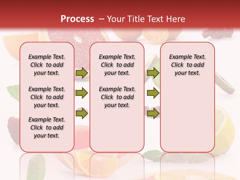 Garnet Aroma Fruit PowerPoint Template