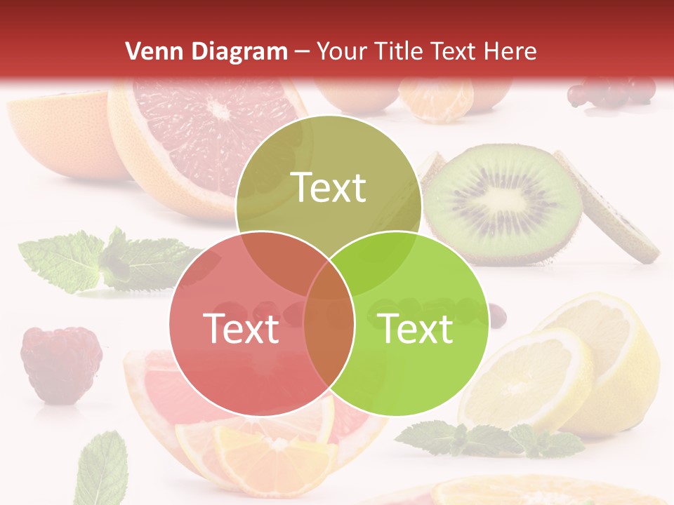 Garnet Aroma Fruit PowerPoint Template
