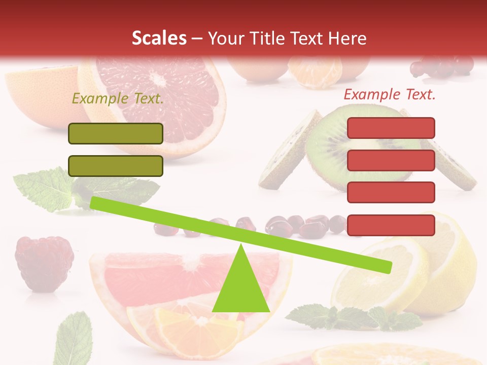 Garnet Aroma Fruit PowerPoint Template