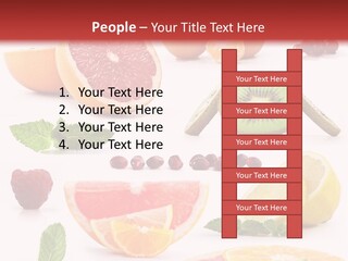 Garnet Aroma Fruit PowerPoint Template