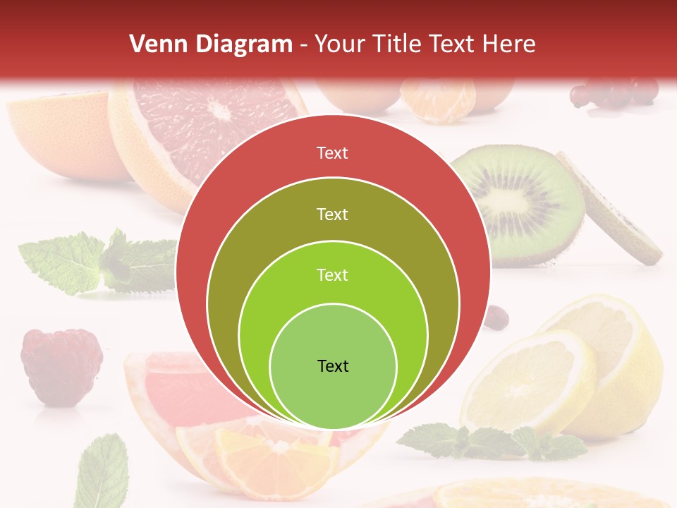Garnet Aroma Fruit PowerPoint Template