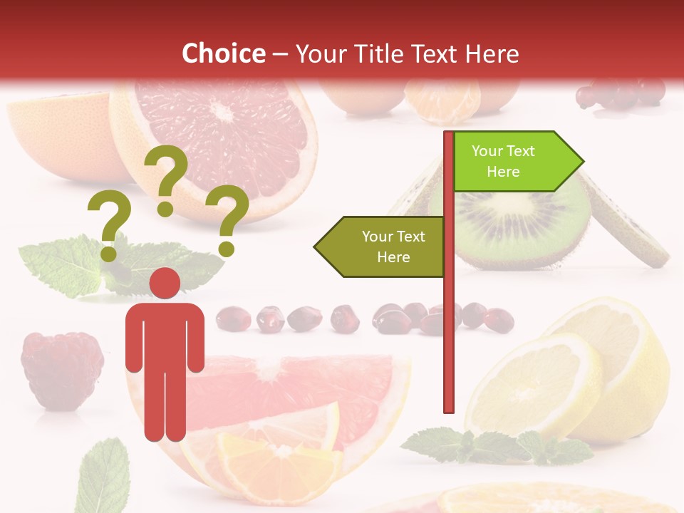 Garnet Aroma Fruit PowerPoint Template