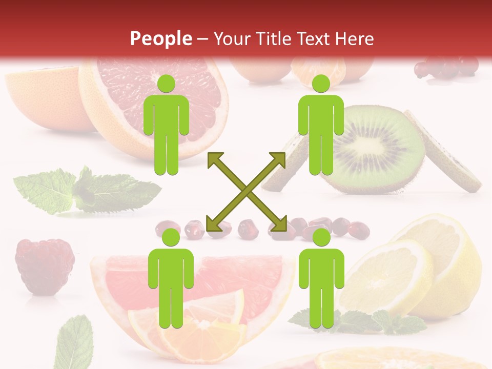Garnet Aroma Fruit PowerPoint Template