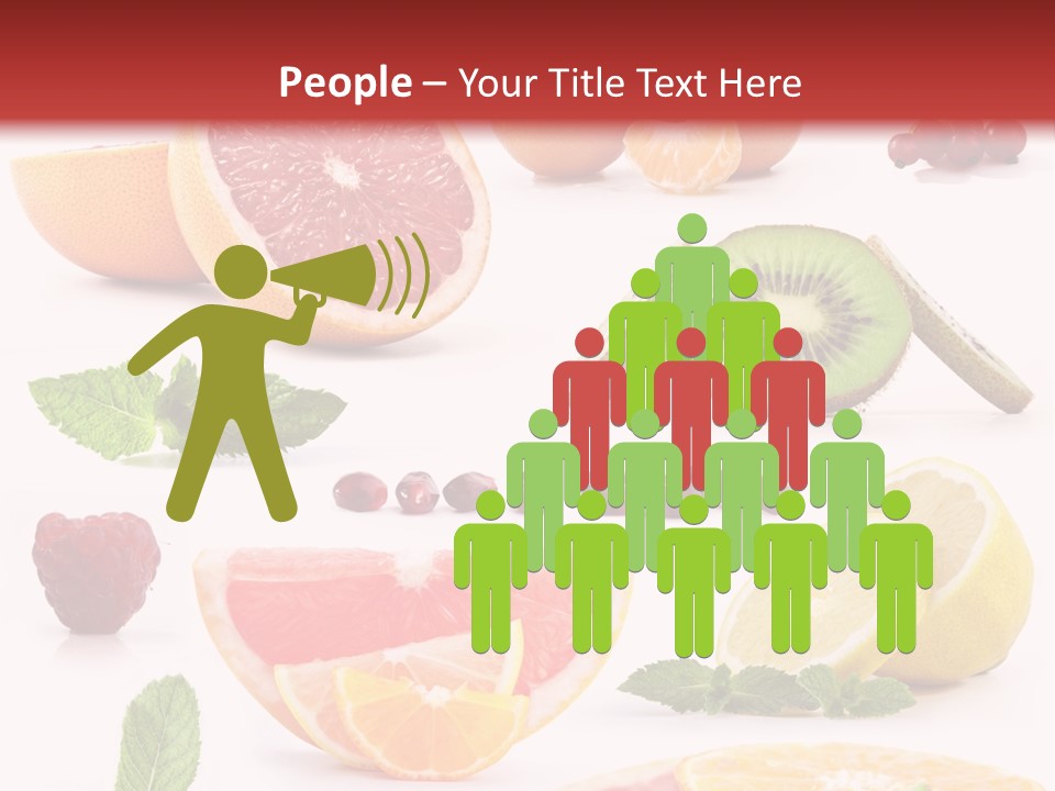 Garnet Aroma Fruit PowerPoint Template