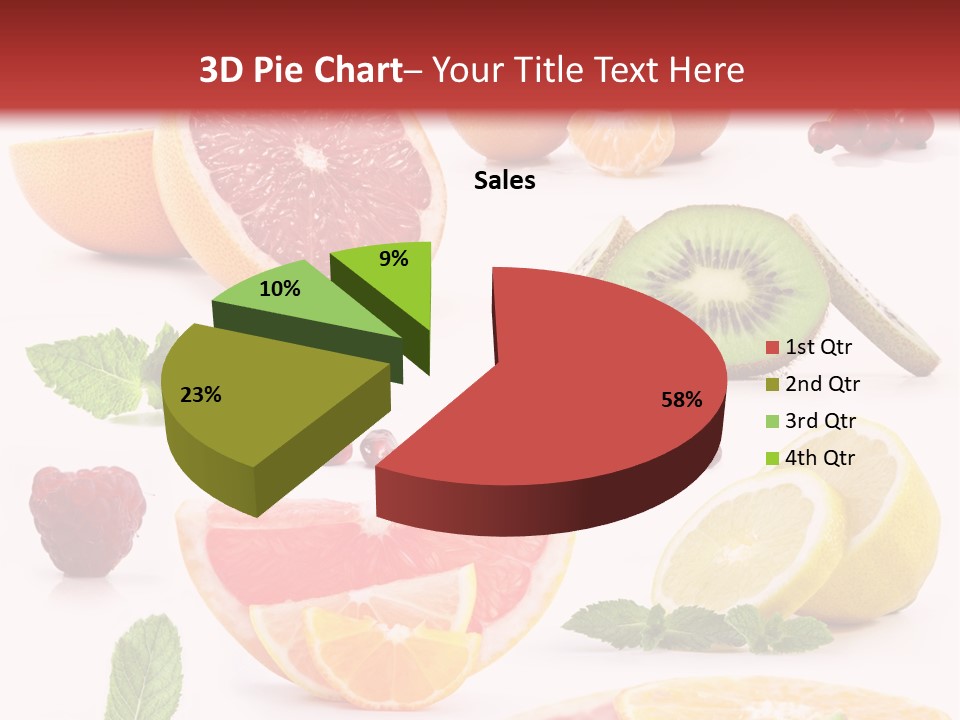 Garnet Aroma Fruit PowerPoint Template