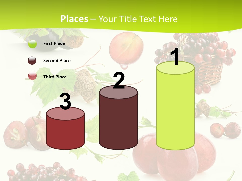 Dessert Winemaker Grape PowerPoint Template