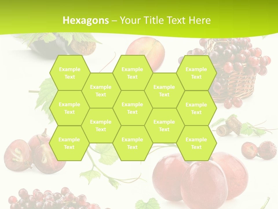 Dessert Winemaker Grape PowerPoint Template