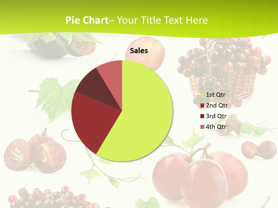 Dessert Winemaker Grape PowerPoint Template