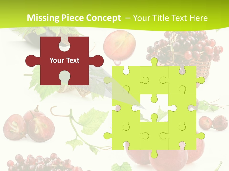 Dessert Winemaker Grape PowerPoint Template