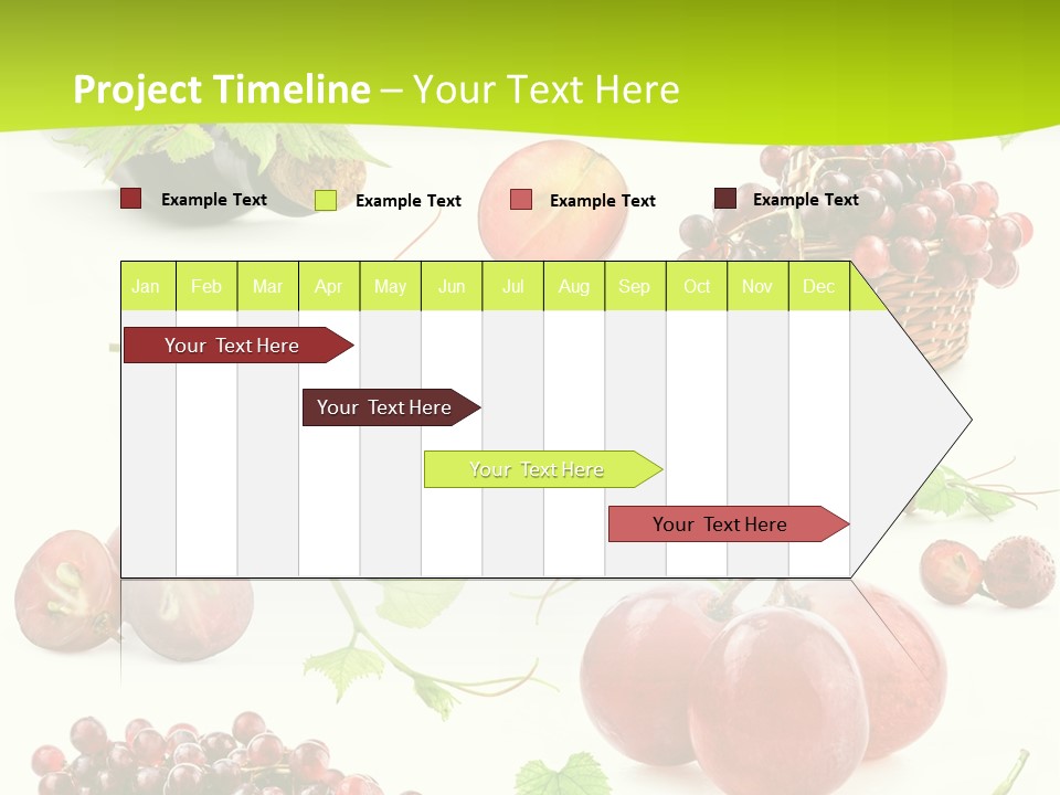 Dessert Winemaker Grape PowerPoint Template