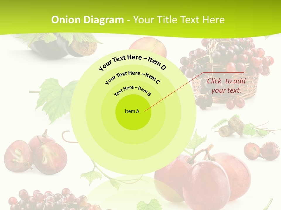 Dessert Winemaker Grape PowerPoint Template