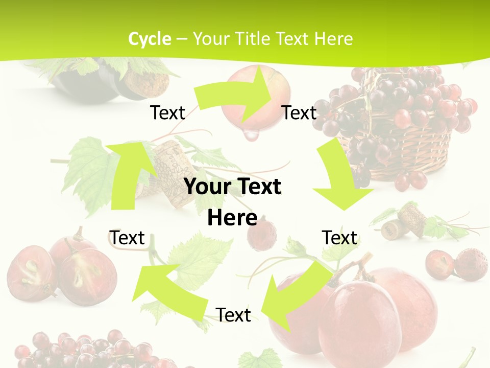 Dessert Winemaker Grape PowerPoint Template