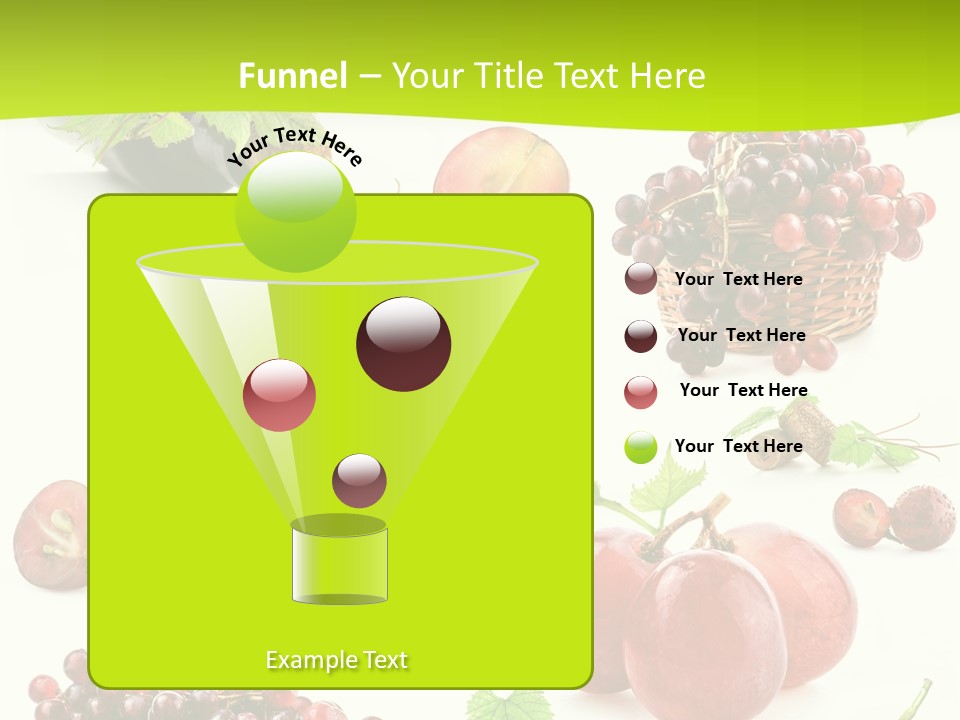 Dessert Winemaker Grape PowerPoint Template