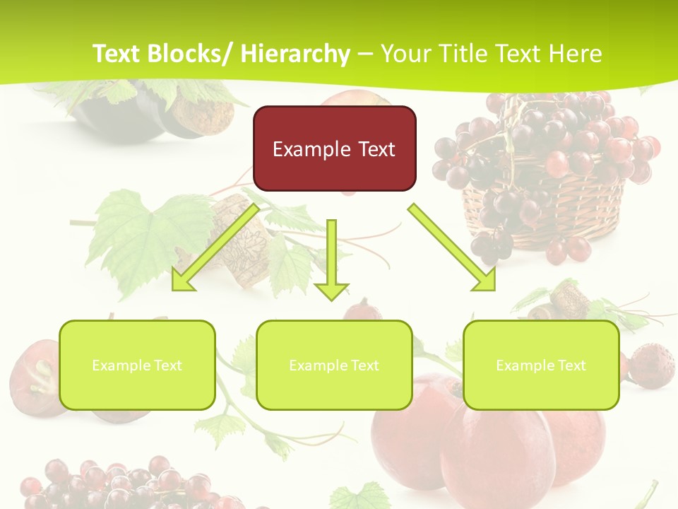 Dessert Winemaker Grape PowerPoint Template