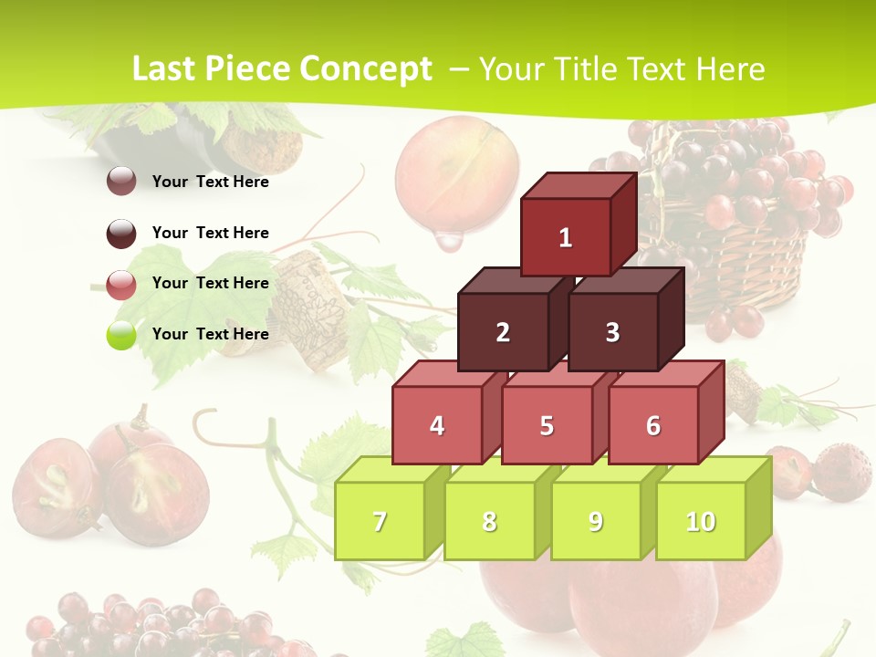 Dessert Winemaker Grape PowerPoint Template