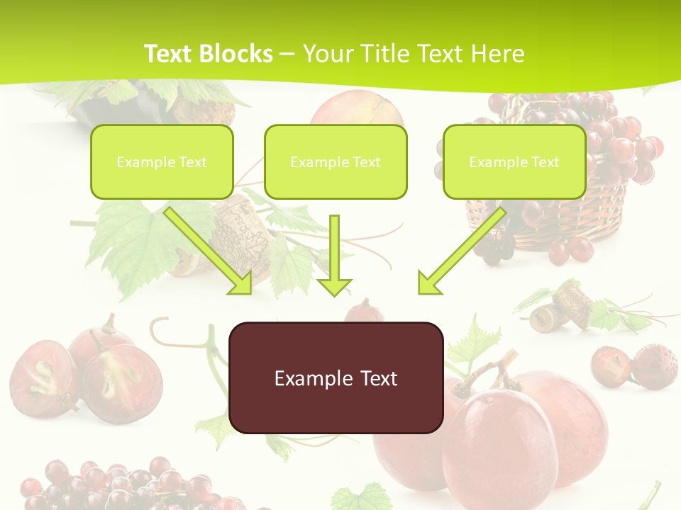Dessert Winemaker Grape PowerPoint Template
