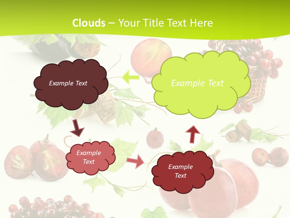 Dessert Winemaker Grape PowerPoint Template