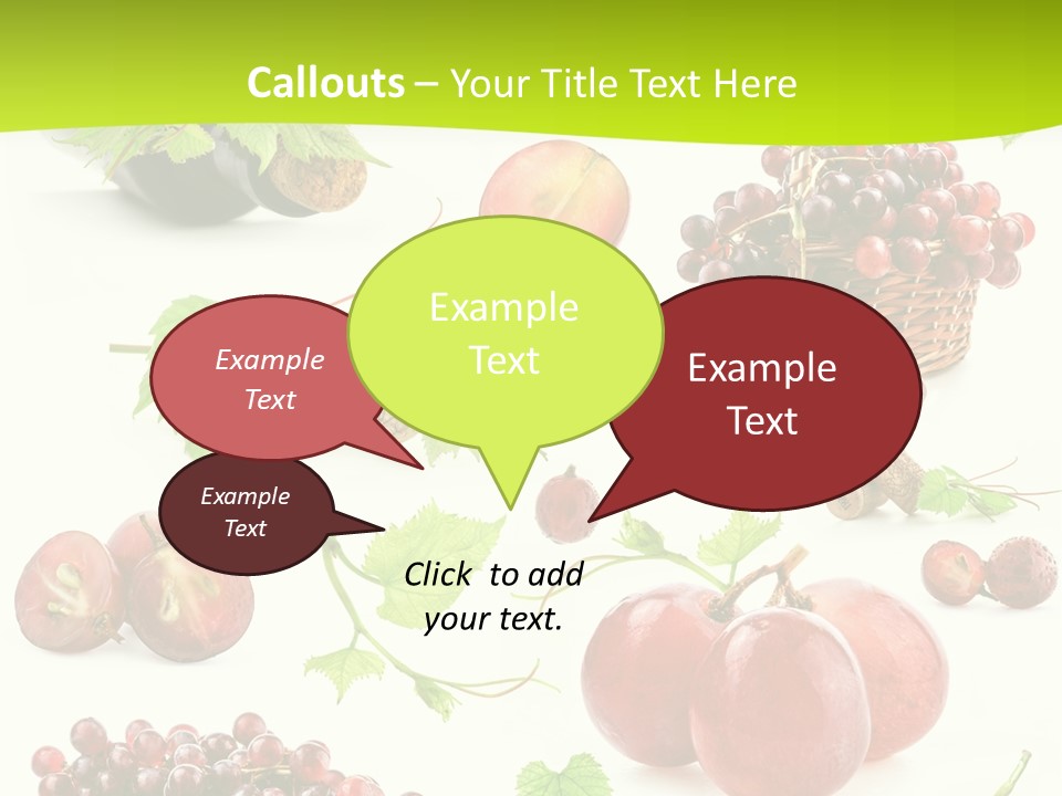 Dessert Winemaker Grape PowerPoint Template