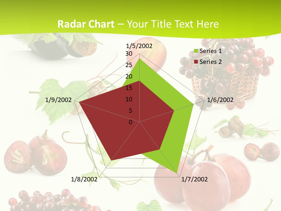 Dessert Winemaker Grape PowerPoint Template