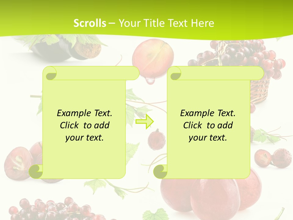 Dessert Winemaker Grape PowerPoint Template