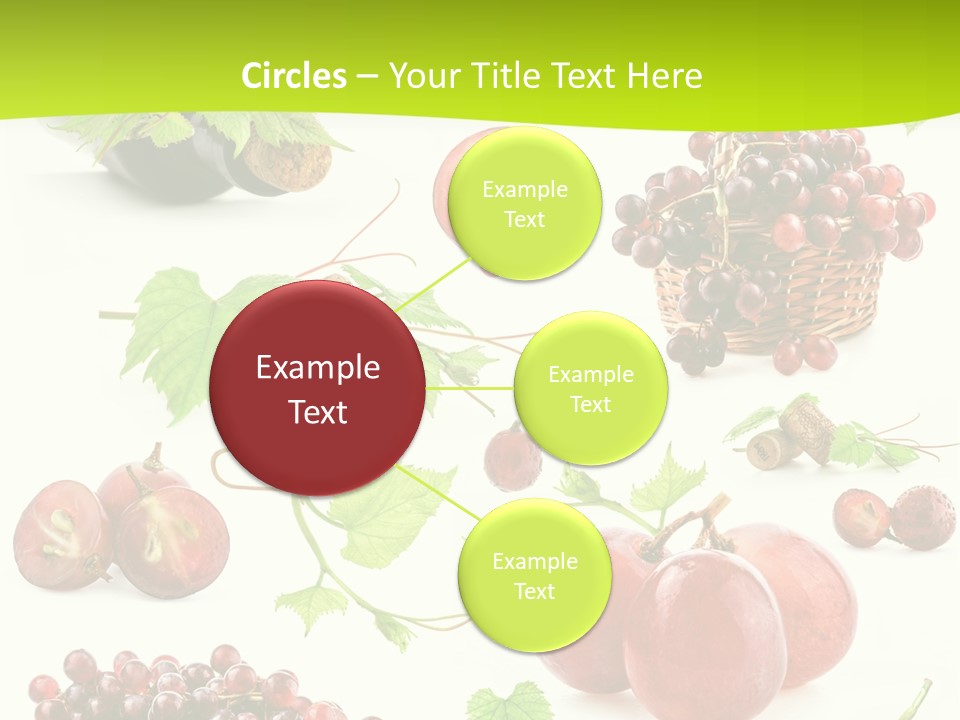 Dessert Winemaker Grape PowerPoint Template