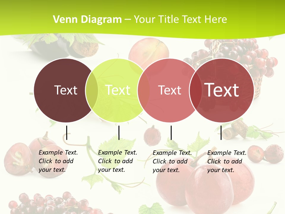 Dessert Winemaker Grape PowerPoint Template