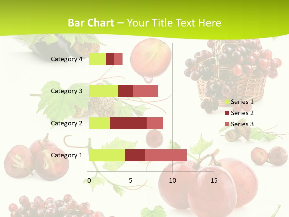 Dessert Winemaker Grape PowerPoint Template