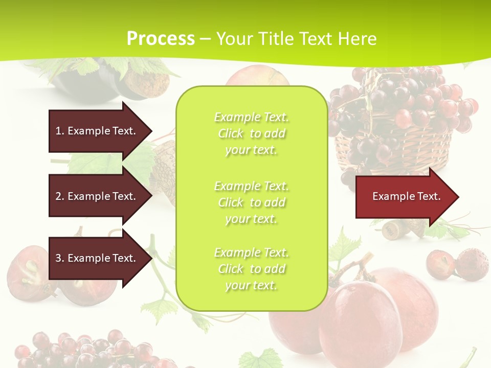 Dessert Winemaker Grape PowerPoint Template