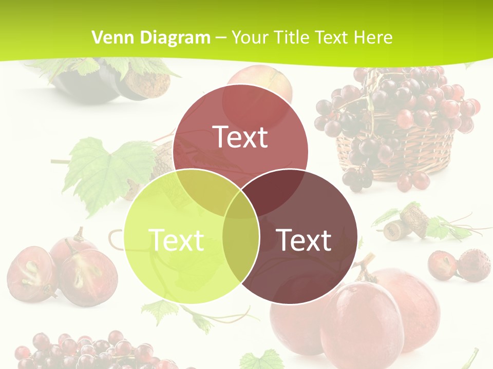 Dessert Winemaker Grape PowerPoint Template